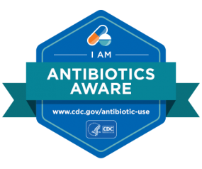 Antibiotics Aware Badge