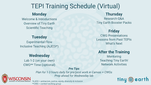 Virtual Training Schedule