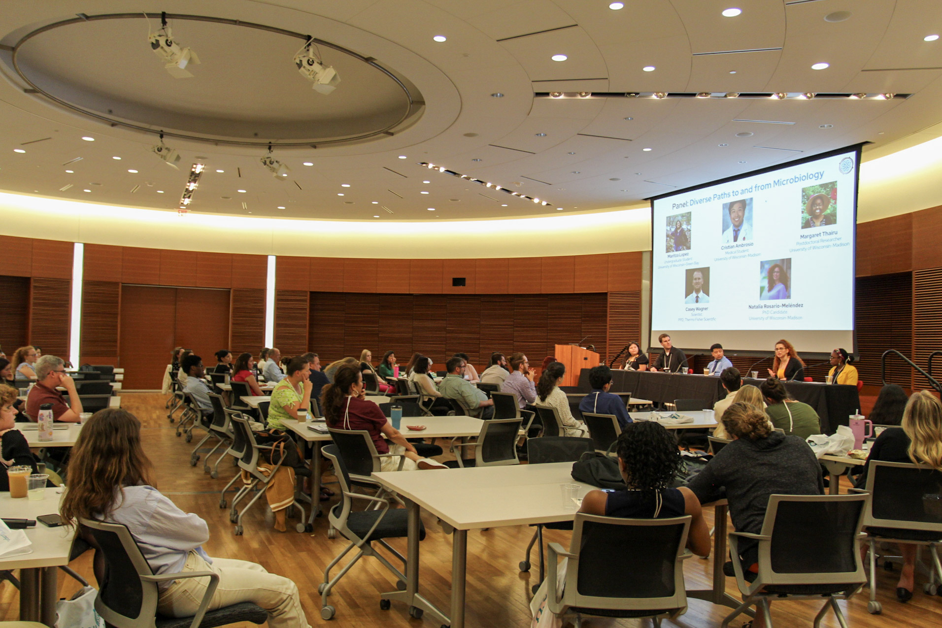 A panel discussion about diverse career paths to and from microbiology